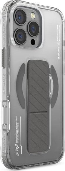Mbajtëse telefoni Skinarma Axon për iPhone 16 Pro Max 6.9", magnetike, me grip, transparente