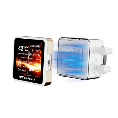 Ftohës Darkflash DE360 AIO Liquid Cooler, 360mm, i bardhë