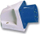 Prizë murale industriale PCE Straight Plug, 32A, 230V 2P+E, blu