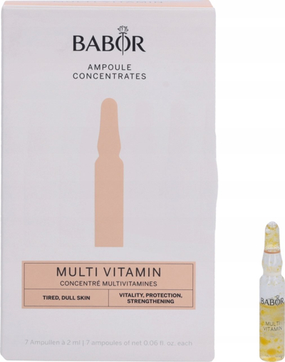 Ampula për fytyrë Babor Multi Vitamin 7x2ml, kompleks multivitaminash, rigjeneruese