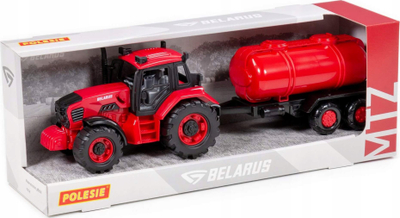 Lodër traktor Polesie BELARUS 91635, me cisternë, plastike, i kuq