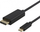 Kabllo video DELTACO USB C në DisplayPort, 2m, 4K, i zi