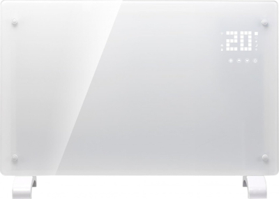 Ngrohës konvektor Termoglass Pro 2000W Smart, WiFi, panel xhami, i bardhë