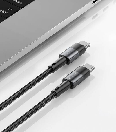 Kabllo USB-C Tech-Protect UltraBoost, 25 cm, PD 100W 5A, gri