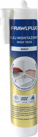 Ngjitës hibrid montimi Rawlplug R-SL-FIX-HIGH, kapje e shpejtë, 290 ml, i bardhë
