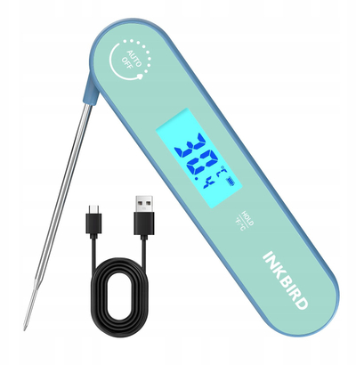 Termometër kuzhine INKBIRD IHT-1K, dixhital, i papërshkueshëm nga uji, me bateri të rikarikueshme USB