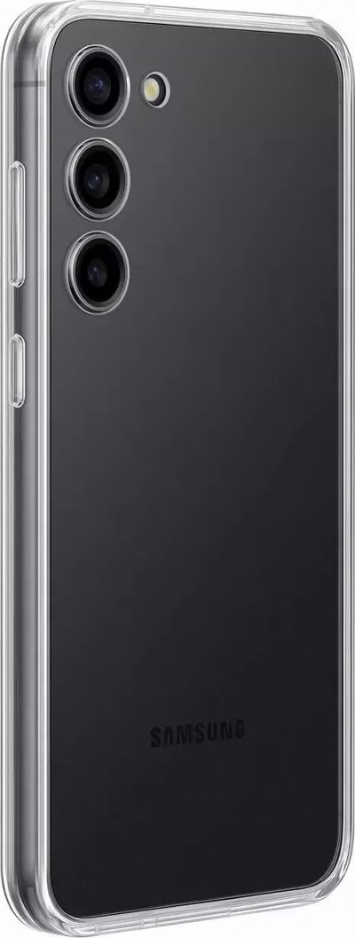 Mbrojtëse telefoni Samsung Frame Case Galaxy S23 Plus, TPU, me xhep për kartela, e zezë