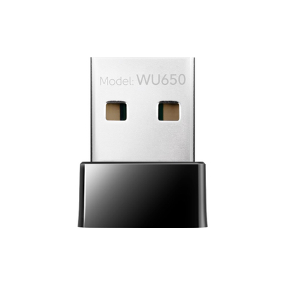 Përshtatës Wi-Fi Cudy WU650, Dual-Band, USB, i zi