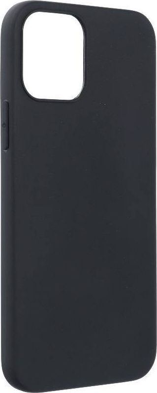 Maskë silikoni Forcell Soft për iPhone 12 12 Pro, mbrojtëse, e zezë