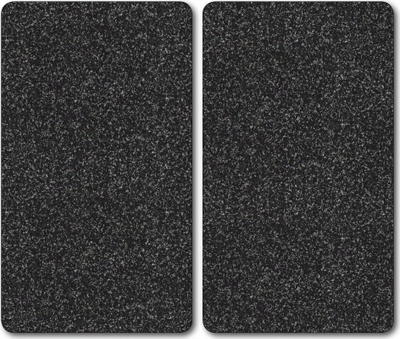 Set mbulesash universale për sobë Kesper Granite, xham sigurie, 2 copë, bardh e zi