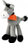 Lodër pelushi për qen Trixie Plush Donkey, 24cm, me zë, gri