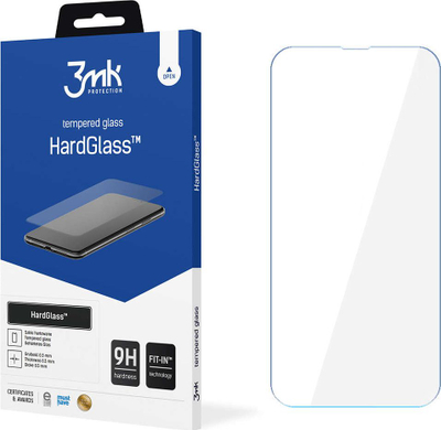 Xham mbrojtës 3MK HardGlass për iPhone 13 Pro Max, 9H, i tejdukshëm