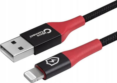 Kabllo Lightning MicroConnect MC-ALIGHTNING-SC, USB-A, 1.5 m, e zezë