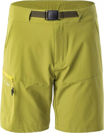 Shorta malore për burra ELBRUS Arne 1/2, material elastik, me rrip, jeshile Woodbine