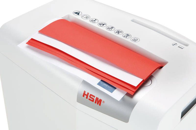 Makinë për grirje letrash HSM Shredstar X10, prerje kryq P-4, 160W, gri