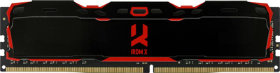 Memorie RAM Goodram IRDM X IR-X3200D464L16SA, 16GB DDR4, 3200MHz, set 2x8GB, e zezë