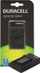 Karikues baterie për kamera Duracell DRS5965, me USB, për bateri Sony NP FP50 90, i zi