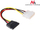 Kabllo Maclean Molex - SATA, 0.15m, shumëngjyrësh