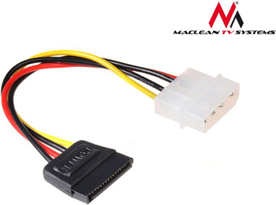 Kabllo Maclean Molex - SATA, 0.15m, shumëngjyrësh