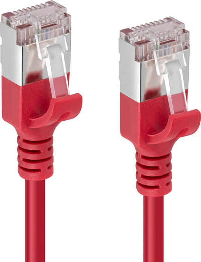 Kabllo rrjeti MicroConnect CAT6A U-FTP Slim, 0.5m, LSZH, gri