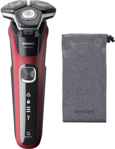 Rroje elektrike Philips Series 5000 S5883/10, Wet &amp; Dry, pa tela, e zezë