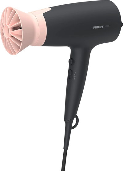 Tharëse flokësh Philips Series 3000 BHD350/10, 2100W, me jonizim, e zezë
