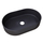 Lavaman qeramik Trapani, oval, 600x380x125 mm, i zi mat