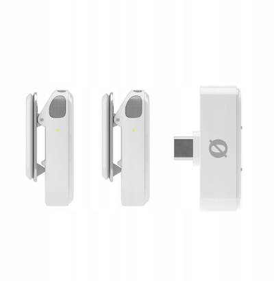 Mикрофон без жица Rode Wireless Micro USB C, за смартфон USB C, бел