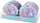 Set llak thonjsh për kalamajt Martinelia Let’s Be Mermaid Nail Duo, 2x4ml, me bazë uji, rozë edhe blu