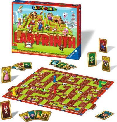 Lodër tavoline Ravensburger Labyrinth Super Mario
