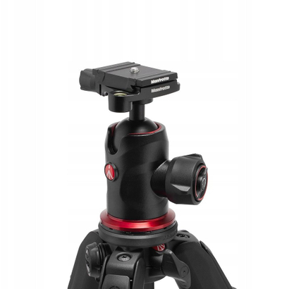 Фотографски статив Manfrotto 190X, алуминиум, со топчеста глава, црн