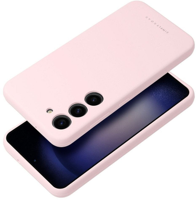 Маска за телефон Roar Cloud Skin за Samsung S24 FE, тенок силикон, светло розова