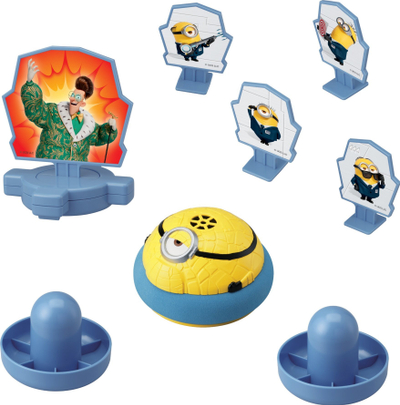 Lojë tavoline EPOCH Games 7519 Minions Hover Strike Battle, lojë shoqërie me aksion, me figurën Jerry Mega Minion