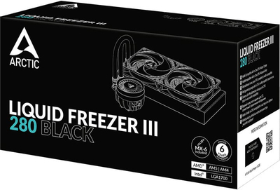 Ftohës Arctic Liquid Freezer II 280, i zi