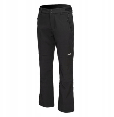 Pantallona softshell për burra Hi-Tec MARGUS SOFTSHELL, të zeza