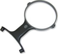 Lupë me bazë Carson HF-66 MagniFree LED, 13cm, me dritë LED, e zezë
