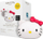 Сонична четка за лице Geske 4 во 1, SmartSonic, отпорна на вода, Hello Kitty Starlight, розова