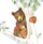 Kartë urimi Clear Creations Little Bear Swarovski CL1224, punu me dorë, me zarf, shumëngjyrëshe
