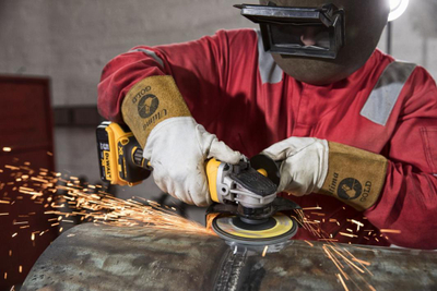 Smerilues Dewalt DCG405P2, i verdhë