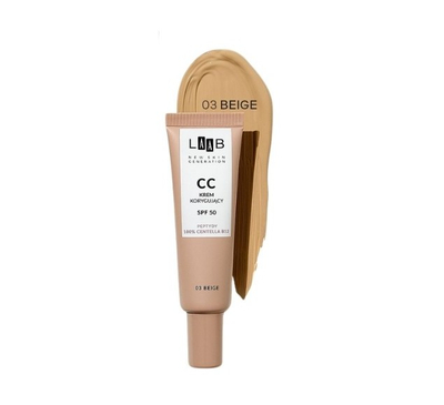 Krem CC AA LAAB CC SPF50, 03 Beige, 30 ml