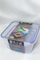 Kuti per Ushqime 4/1 , blu me transparente . UNIMIKS