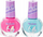 Set llak thonjsh për kalamajt Martinelia Let’s Be Mermaid Nail Duo, 2x4ml, me bazë uji, rozë edhe blu
