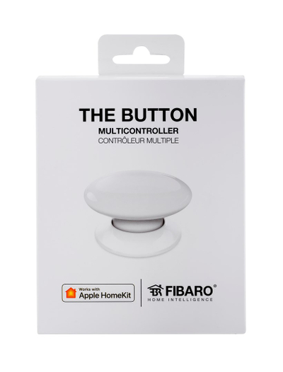 Buton paniku Fibaro The Button, pa tela, me bateri, i bardhë
