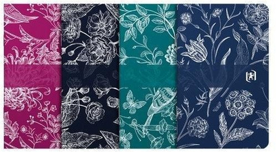 Fletore Oxford Romance, 9 x 14 cm, 60 faqe me vija, set 10 copë
