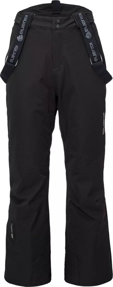 Pantallona skish Iguana Berhoff Pants M, membranë ActivGuard Pro, sistem Recco, të zeza