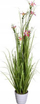 Lule artificiale në vazo Home Styling Collection, 100 cm, bar dekorativ edhe lule fushe, burgundy