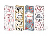 Qese dhurate vere MFP Christmas T12, leter, 12.5x36.5x9 cm, shumengjyrshe