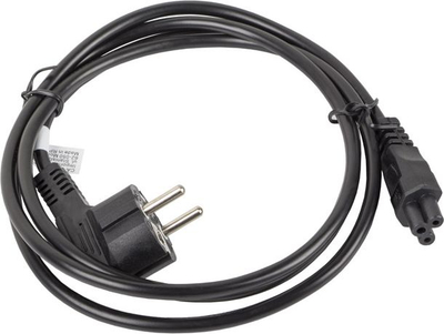 Kabllo rryme Lanberg IEC 7/7 ne IEC 320 C5, 1.8m, e zeze