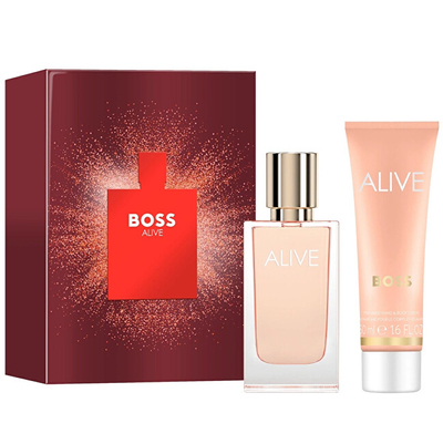 Set Hugo Boss Alive, Eau de Parfum 30 ml + locion trupi 50 ml