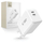 Karikues muri Tech-Protect NC45W-GAN, 45W PD, 2x USB-C, i bardhë